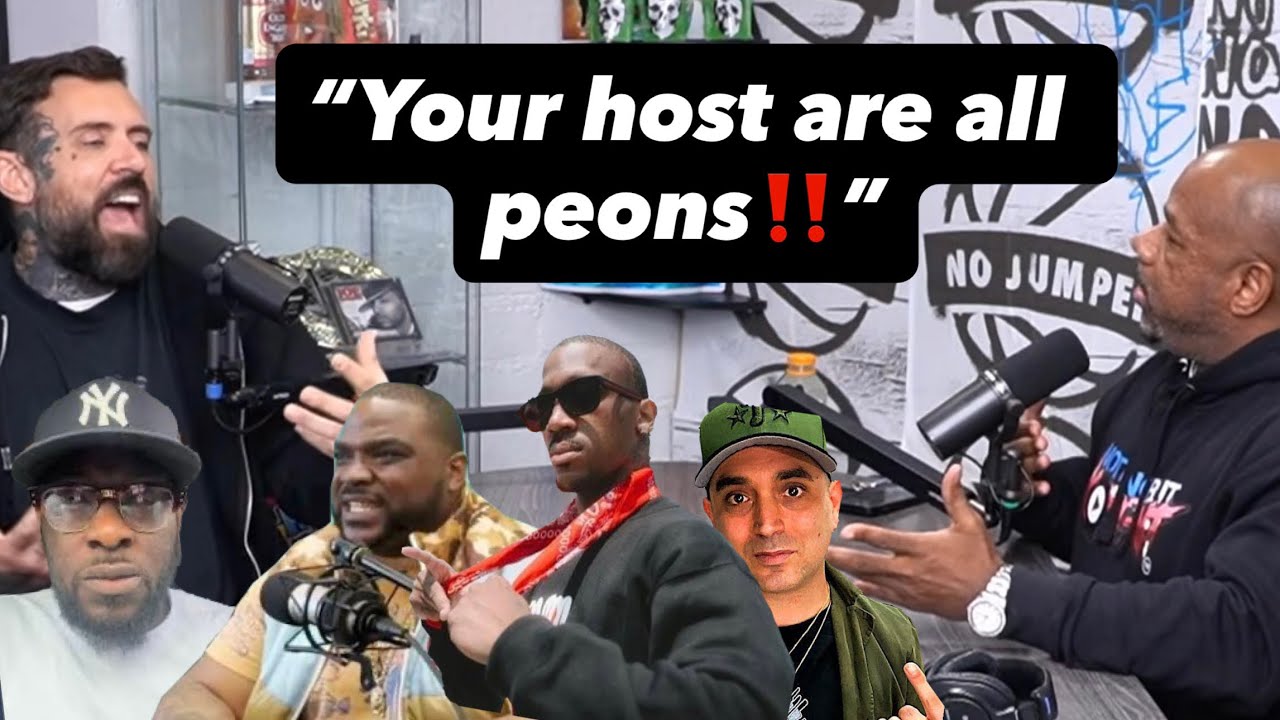 😡Adam22 Nearly FIRES Wack100 for Disrespecting Co-Host, Calling In & Causing Chaos at No Jumper 