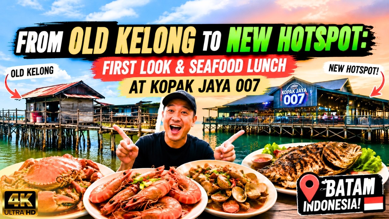 Lunch & Explore Newly Facelifted Kopak Jaya 007 Kelong Seafood Restaurant Batam Indonesia