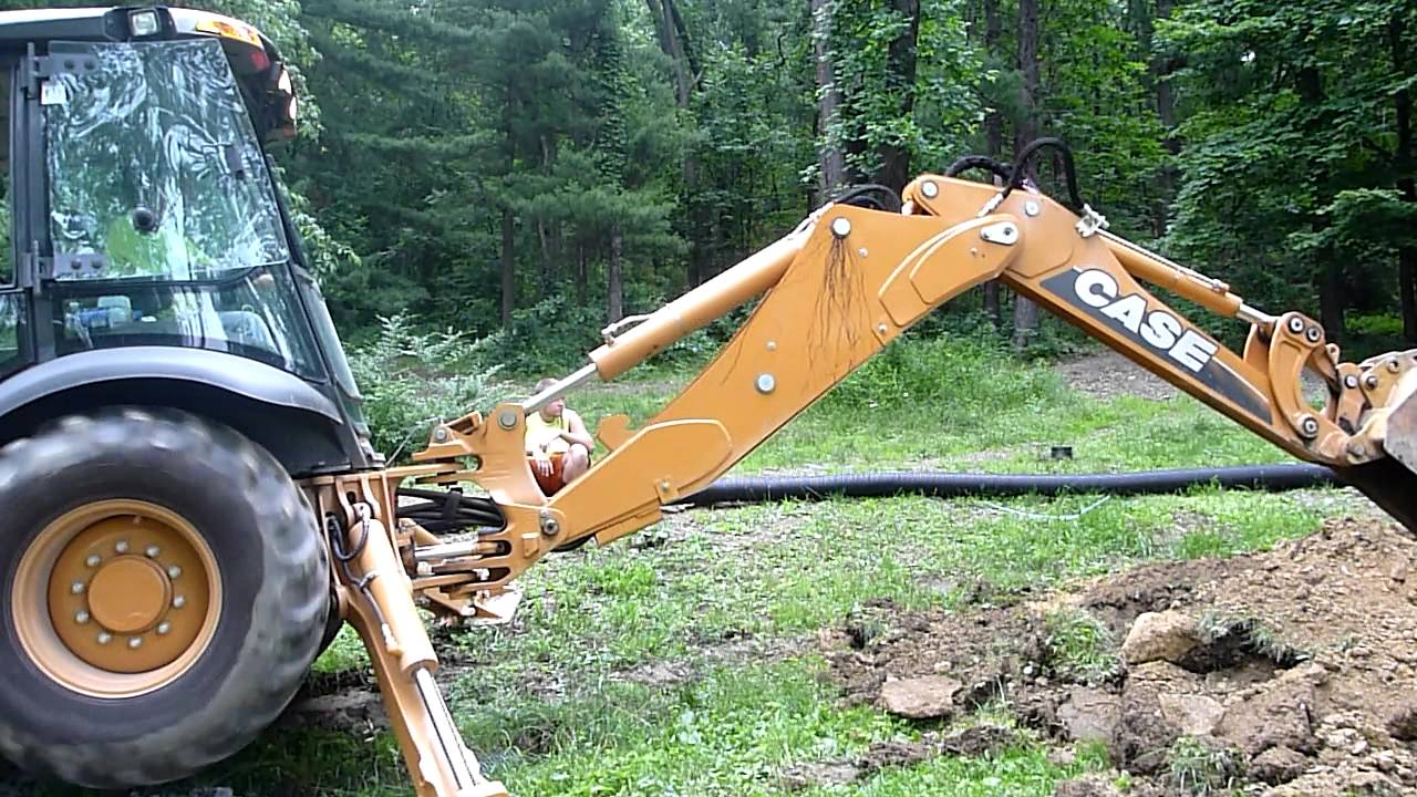 Case 580 Super N Trenching