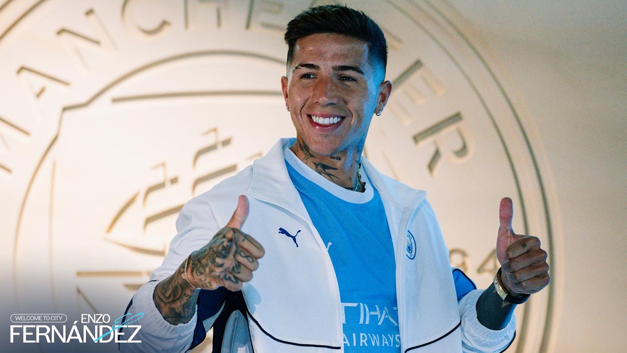 Enzo Fernandez first interview | Welcome to Manchester City  ✍️