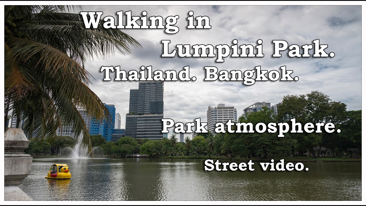Lumpini Park Bangkok Walking Tour Lakeside Beauty
