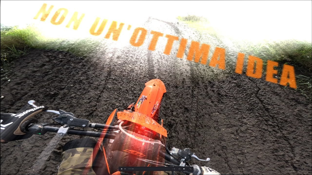 Pista motocross Foresto - Il fango dopo la tempesta