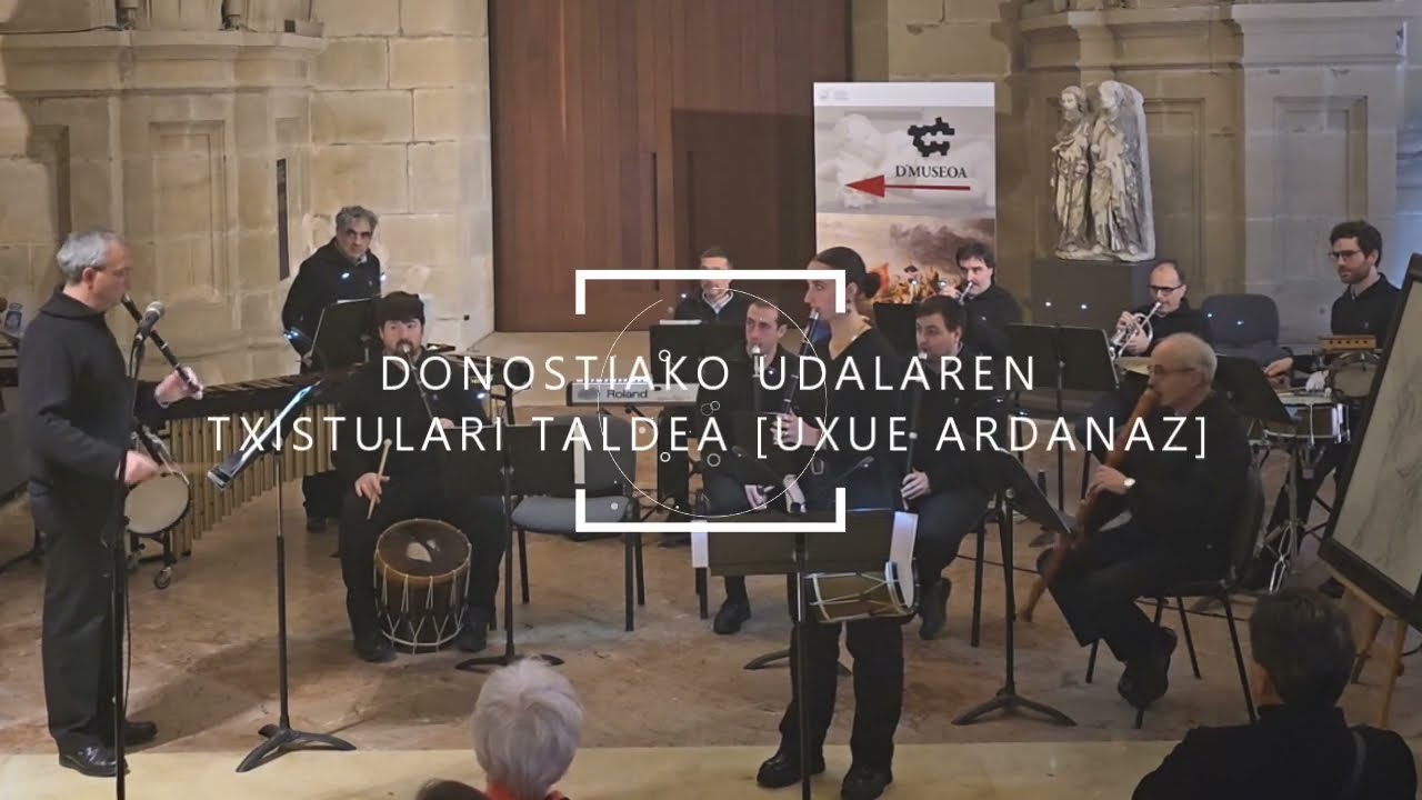 Uxue Ardanaz Donostiako Udalaren Txistu Bandarekin 2025