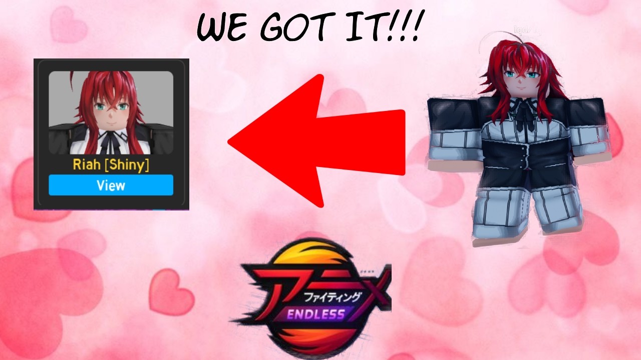 I GOT SHINY RIAS IN ANIME FIGHTING SIM ENDLESS!!!!