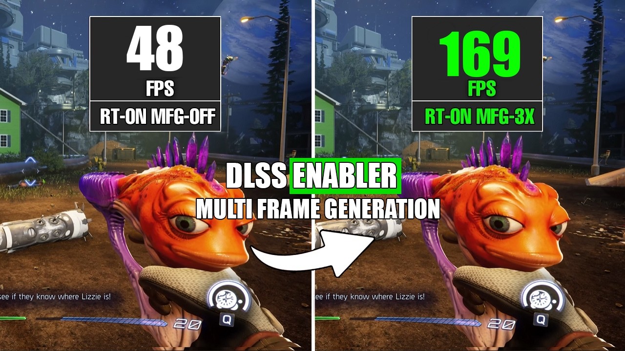 How to Unlock Multi Frame Generation for RTX 20 and 30 Series GPU using DLSS Enabler