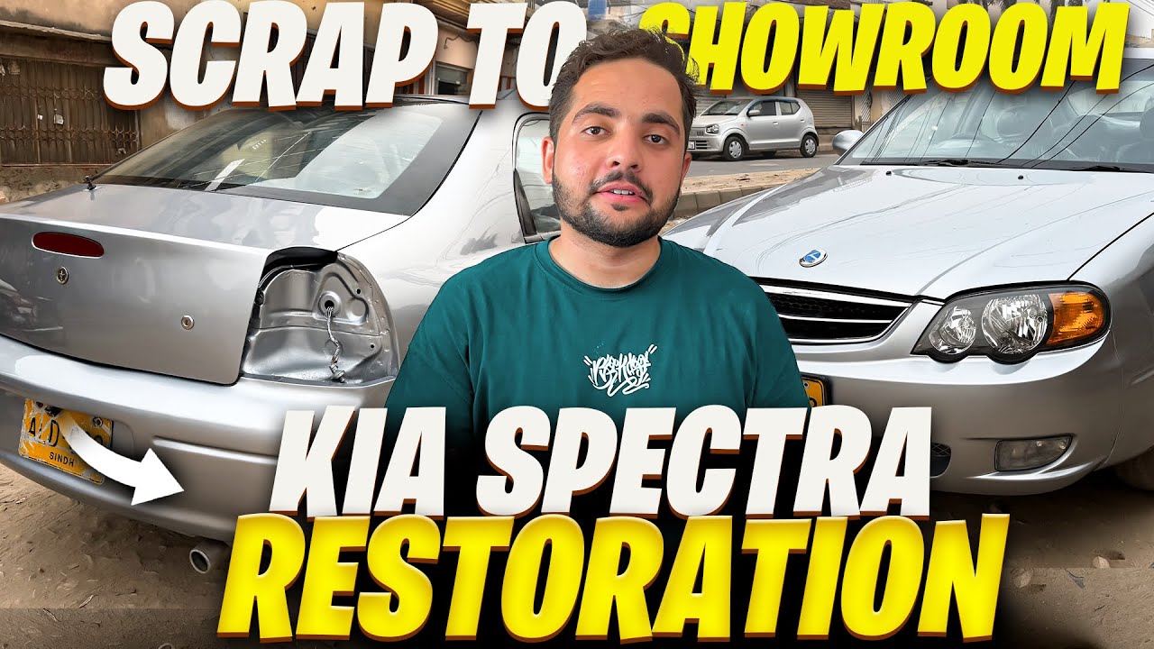 Dead KIA Spectra Rebuild | Extreme Restoration from Scrap to Showroom
