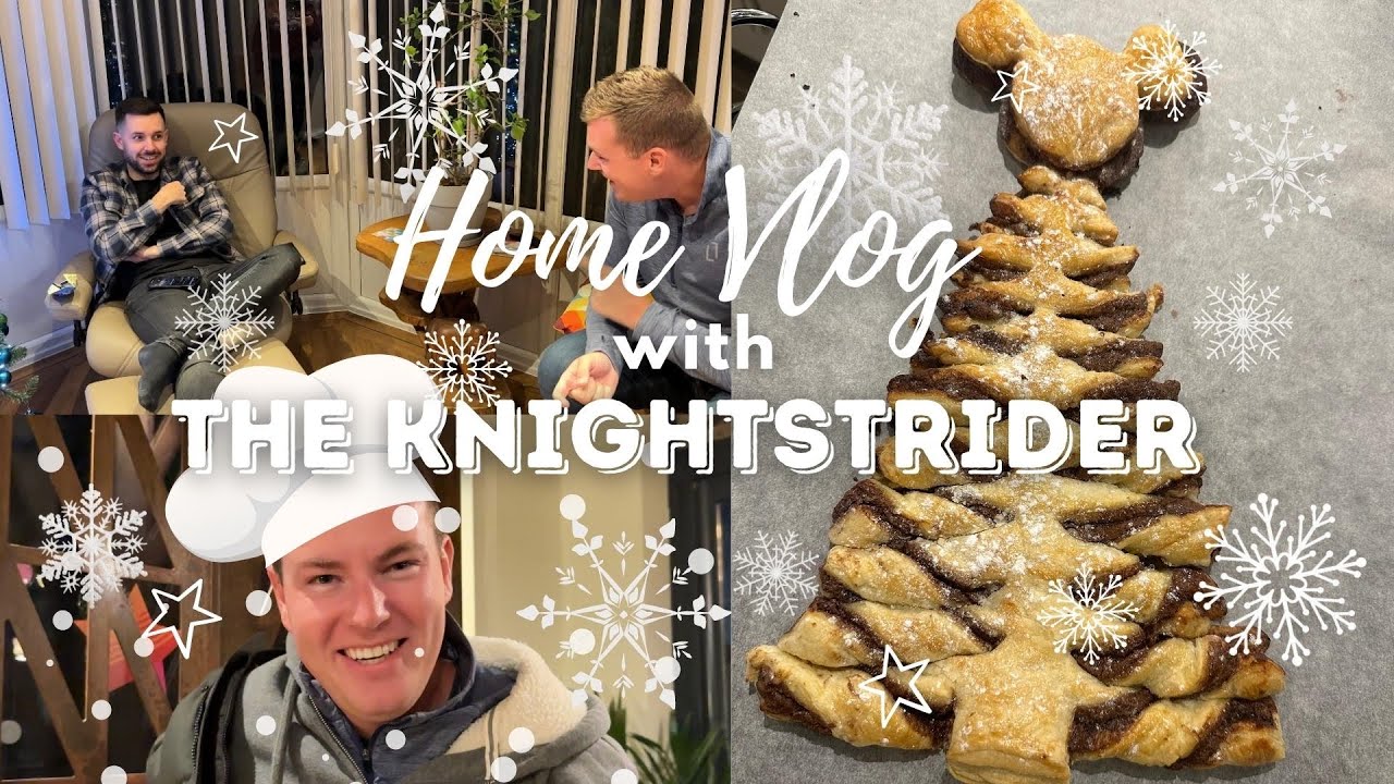 HOME VLOG 🏡 | THE KNIGHTSTRIDER visits for the weekend! | Festive Baking🎄❄️