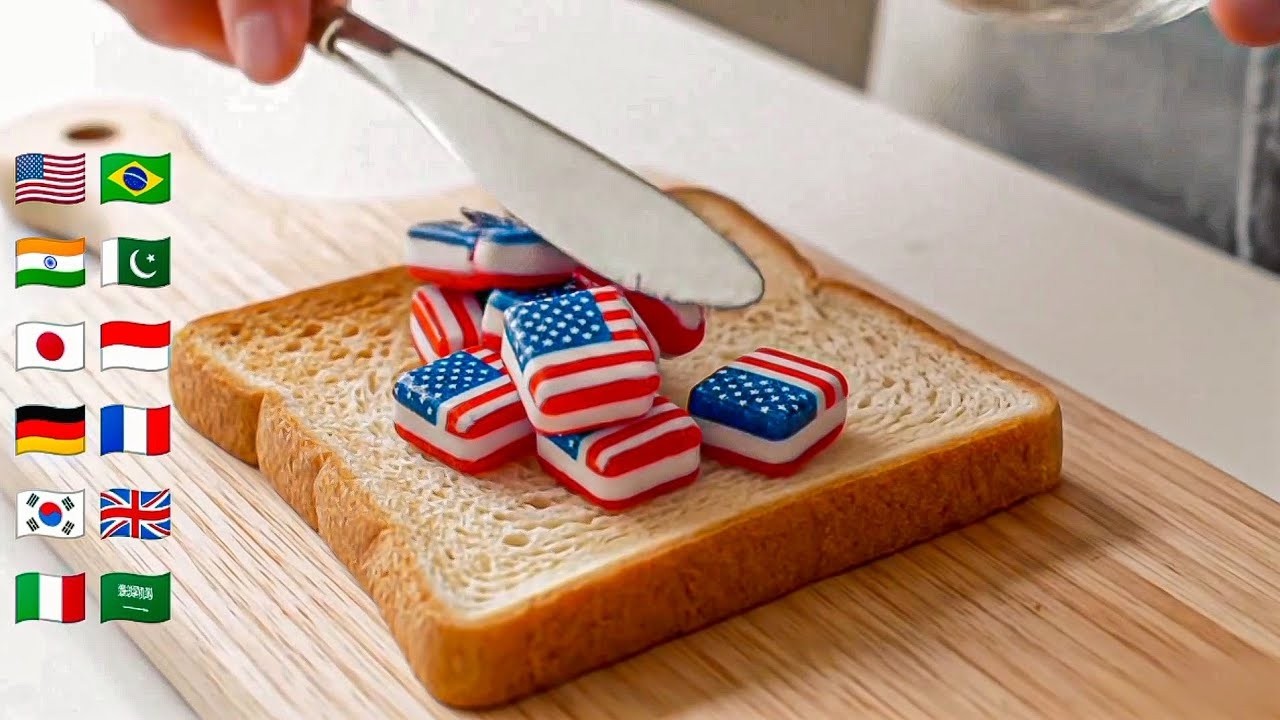 Spreading Fruit  on Toast  | AI ASMR – Oddly Relaxing Magic — Part 1