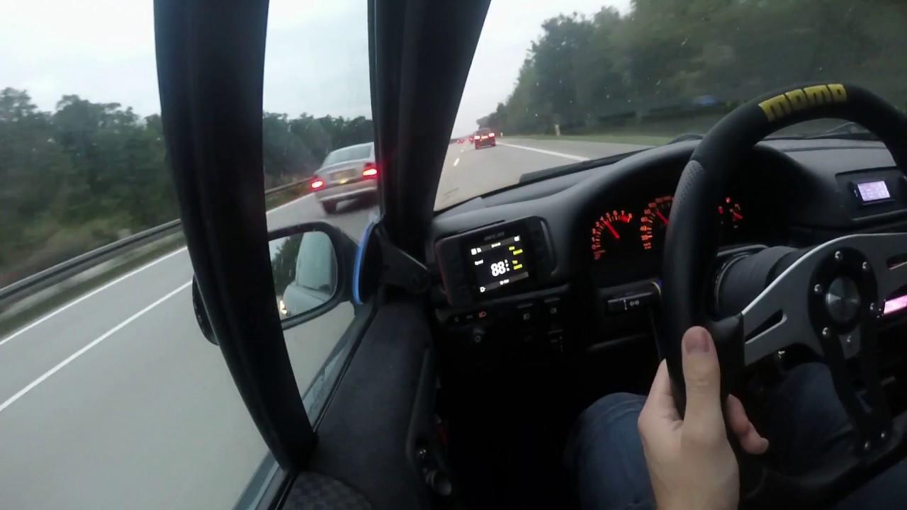 Calibra Turbo c20let Tachovideo 100-200 km/h Vmax.