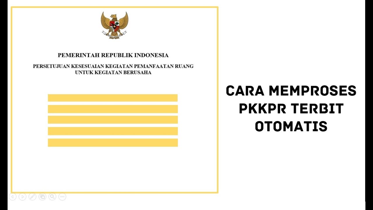 CARA MEMPROSES PKKPR TERBIT SECARA OTOMATIS PADA OSS RBA