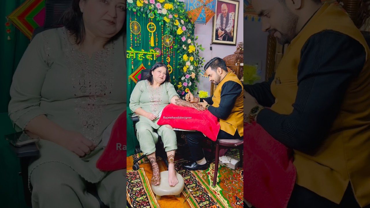 25th anniversary Bridal Mehndi #bridalmehndidesign #mehndi #dulhanmehndi #rajmehandidesigner #short