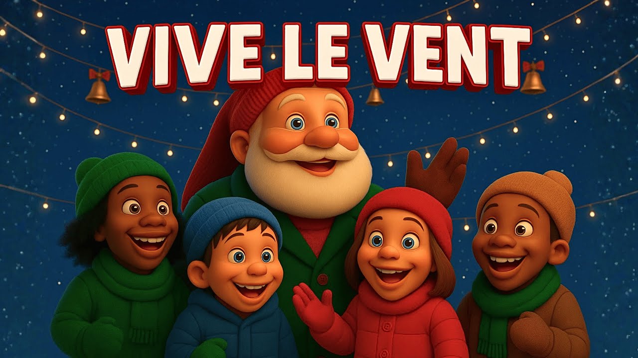 Vive le Vent ❄️🎄🎅 | Chanson de No&euml;l pour Enfants 🎶
