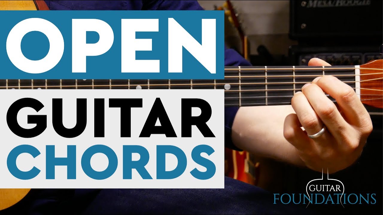 How to Play the Open A D & E Chords on the Guitar - 17  Guitar Foundations