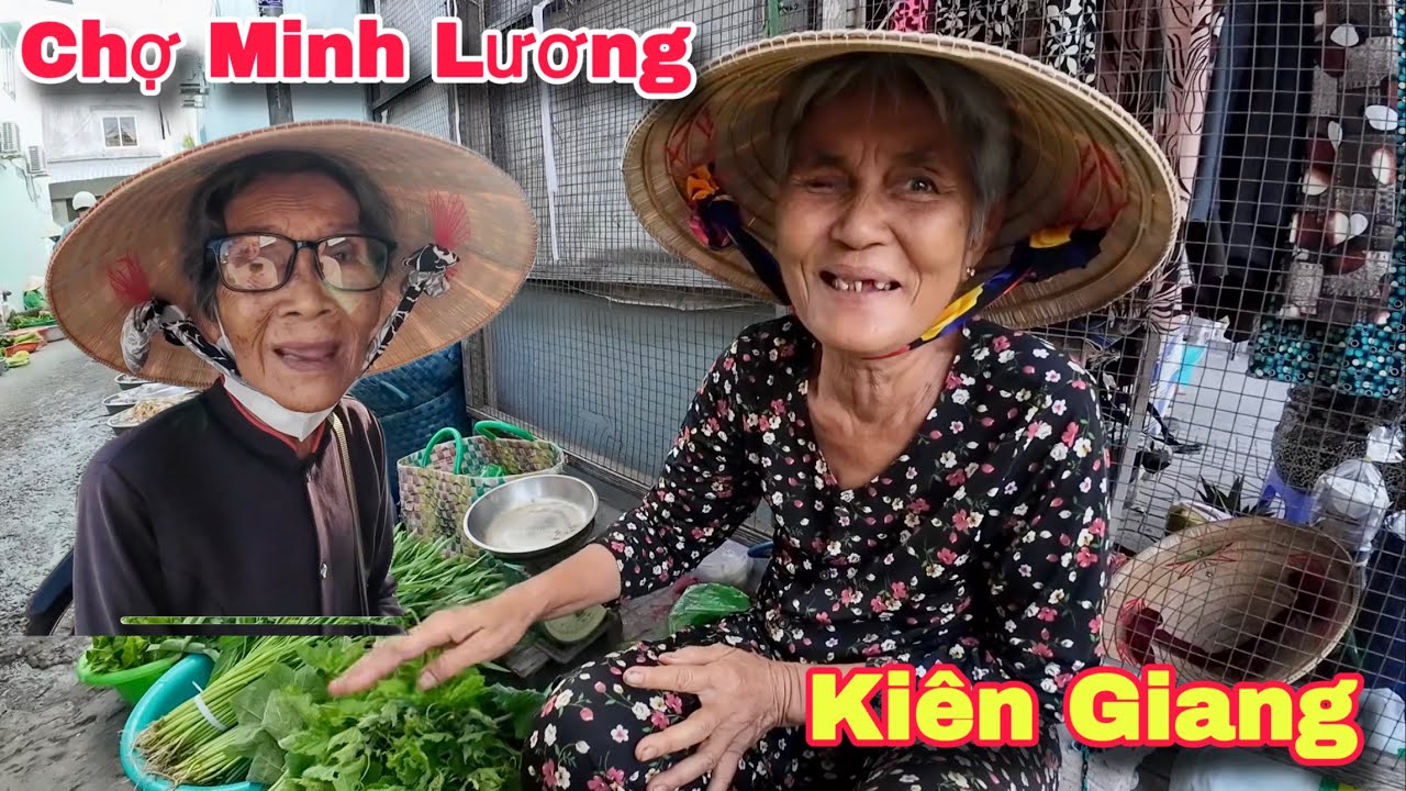 Chợ Minh Lương Kiên Giang Người Lớn Tuổi Dân Tộc Khmer Nhận Quà Hảo Tâm Từ Úc | Khương Nhựt Minh