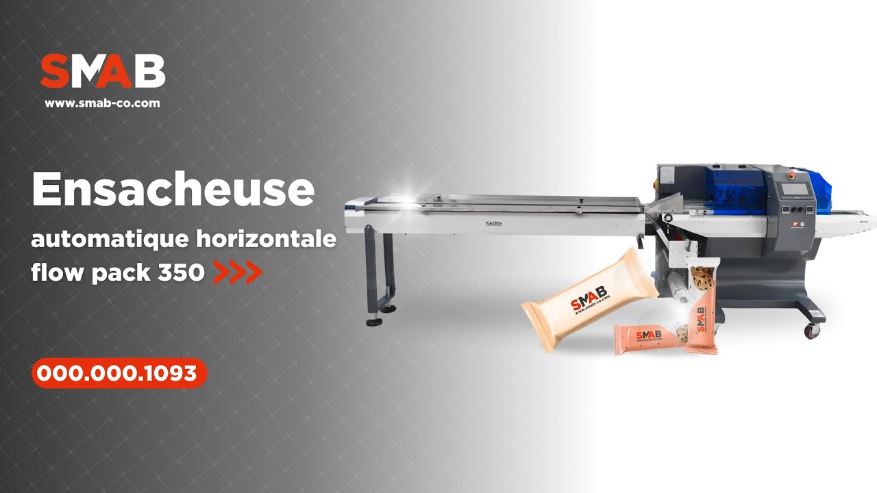 Ensacheuse automatique horizontale flow pack 350 - SMAB