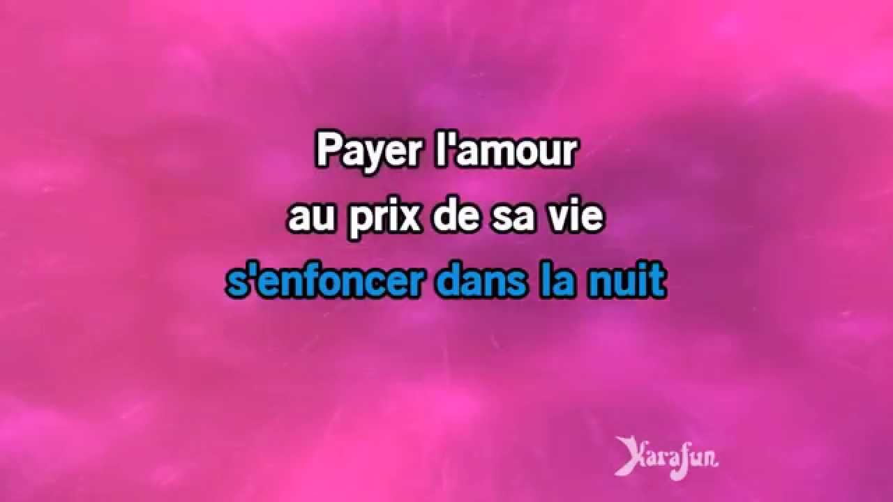 Karaoké Mourir d'aimer - Charles Aznavour *