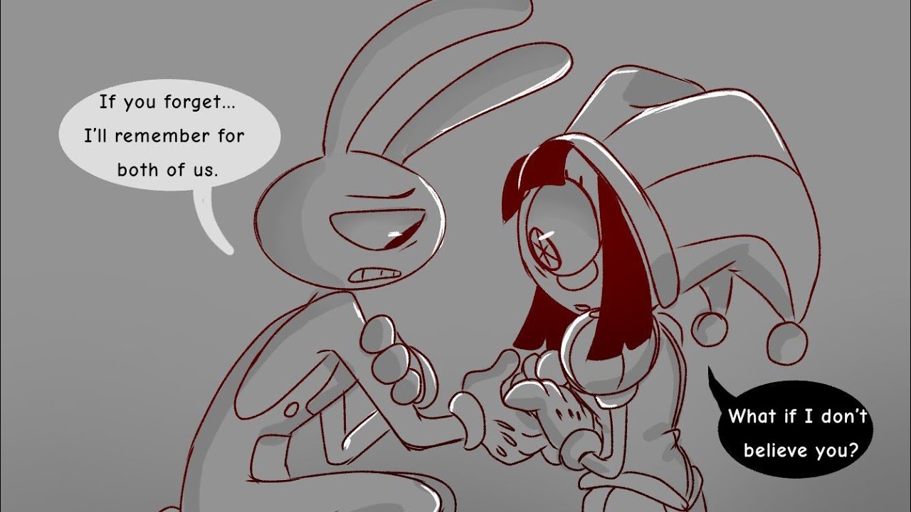 Pomni Abstracts!🥹😭💔Jax X Pomni!❤️The Amazing Digital Circus Comic Dub 