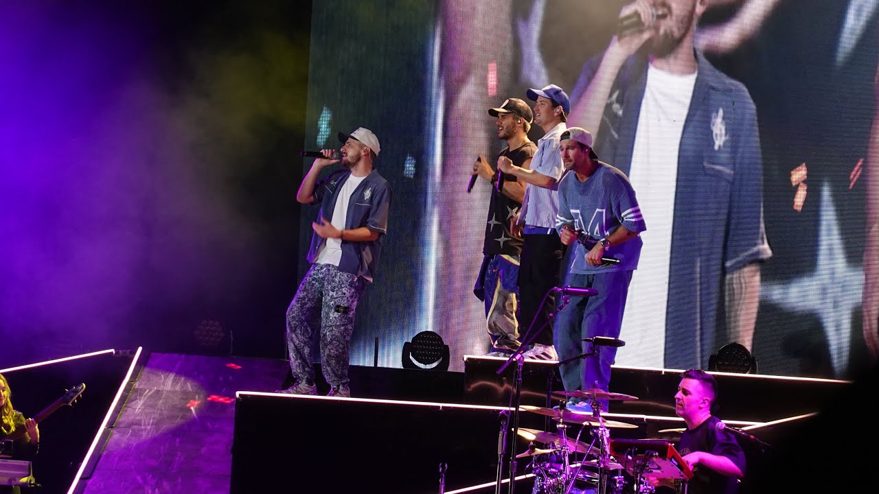 BIG TIME RUSH: IN REAL LIFE TOUR - CONFETTI FALLING - SAN DIEGO, CA - 8/24/2025