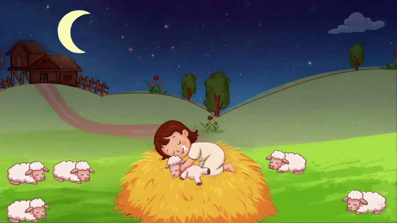 Little Bo Peep 🌙 Soft Baby Sleep Lullaby | Gentle Bedtime Music for Babies & Toddlers