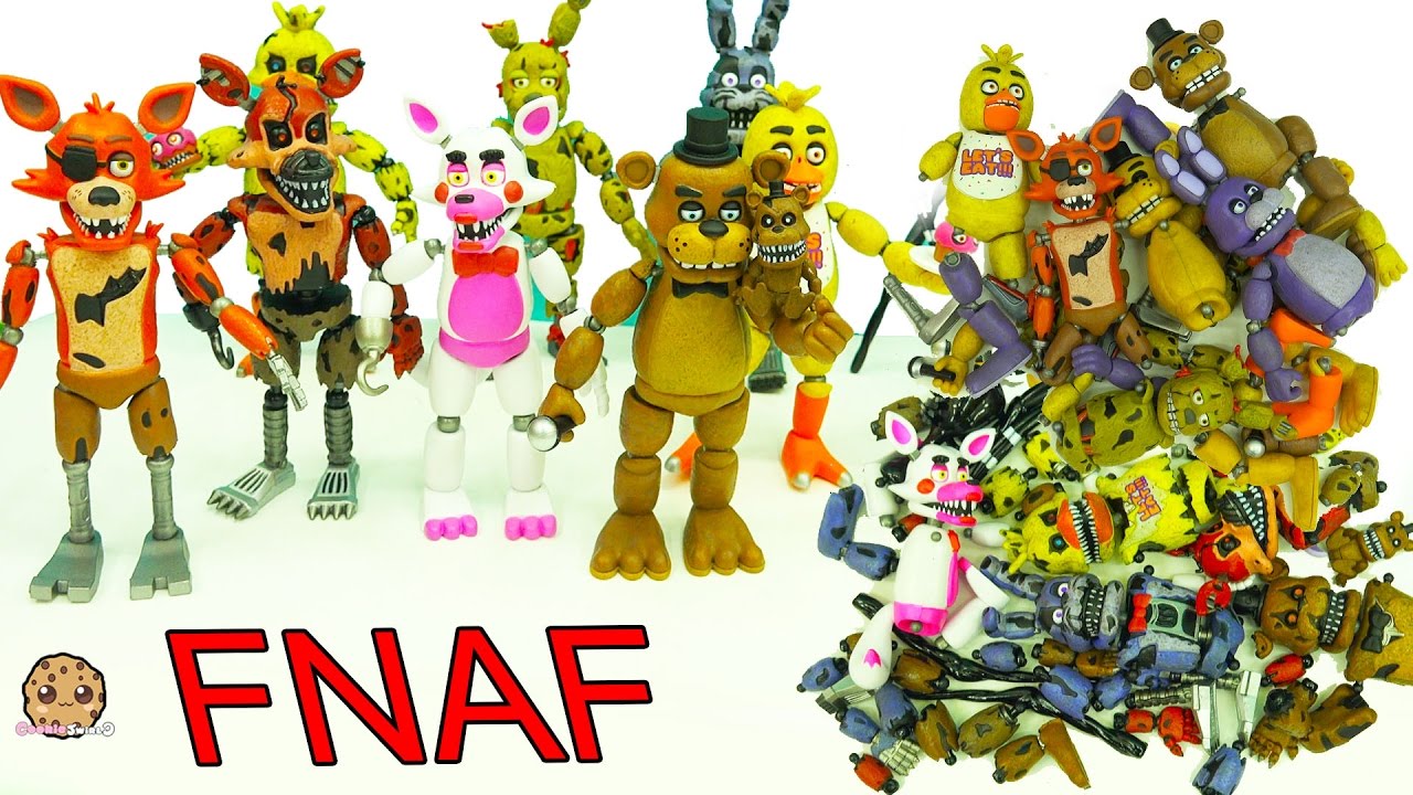 Nostalgia Video FNAF In Pieces Complete Set Of Five Night's At Freddy's Funko