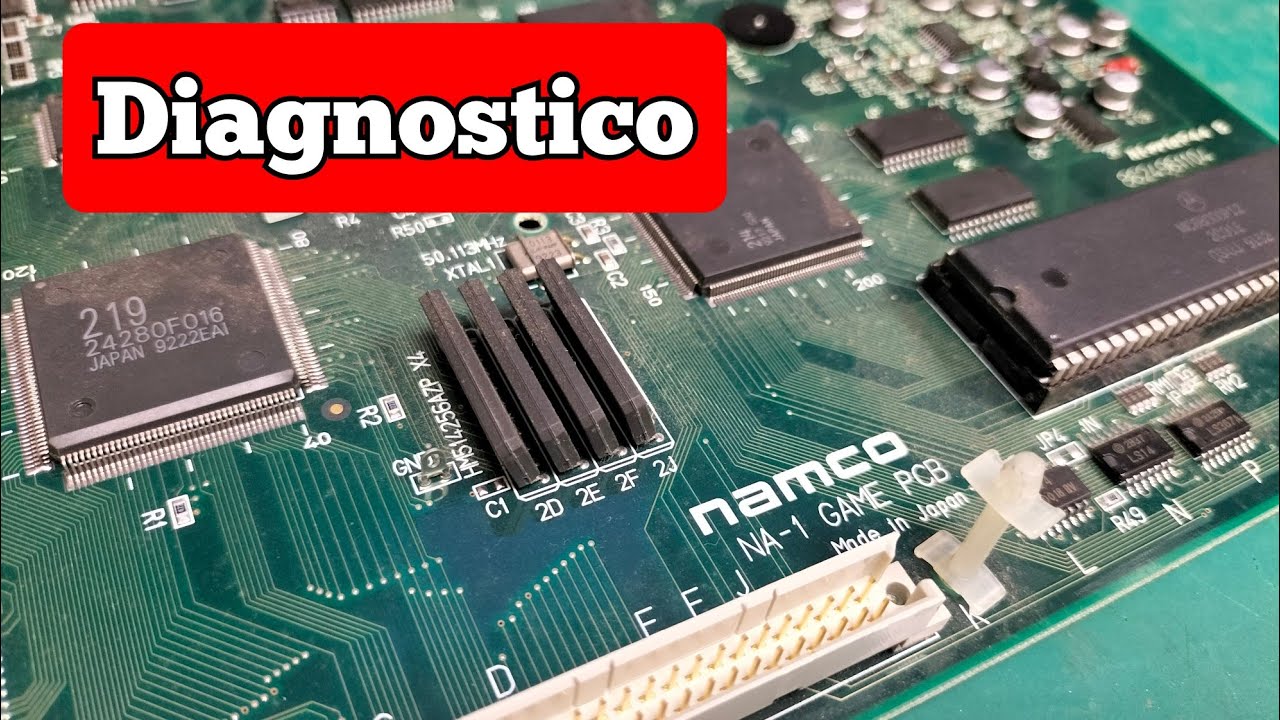 Fighter & Attacker  Namco NA-1 jamma pcb no arranca diagnostico
