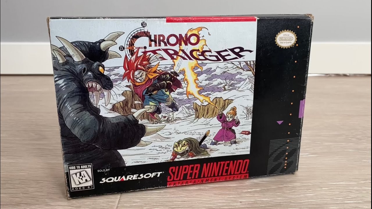 Chrono Trigger Unboxing ASMR - Super Nintendo