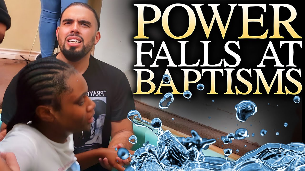 AMAZING Power of GOD FALLS during BAPTISM | Water Baptism during Revival