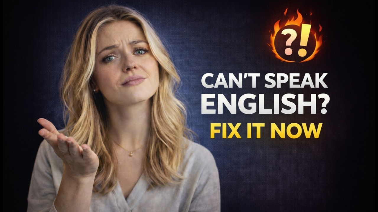 Why You Still Can’t Speak English And How to Fix It Today