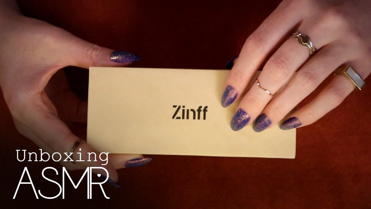 ASMR Zinff sunglasses unboxing (🎧 soft spoken, tapping)