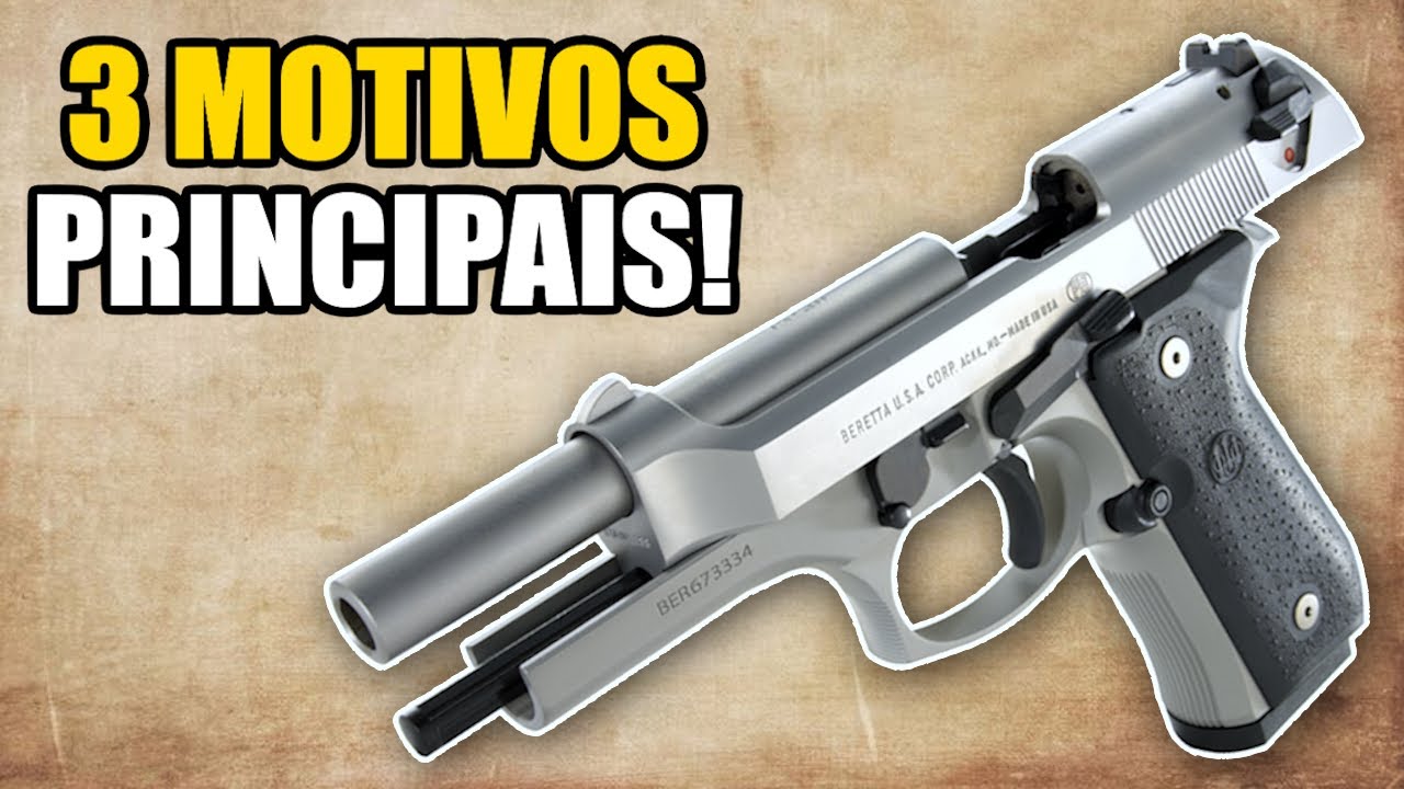 Por que a arma para aberta quando fica sem muni&ccedil;&atilde;o?