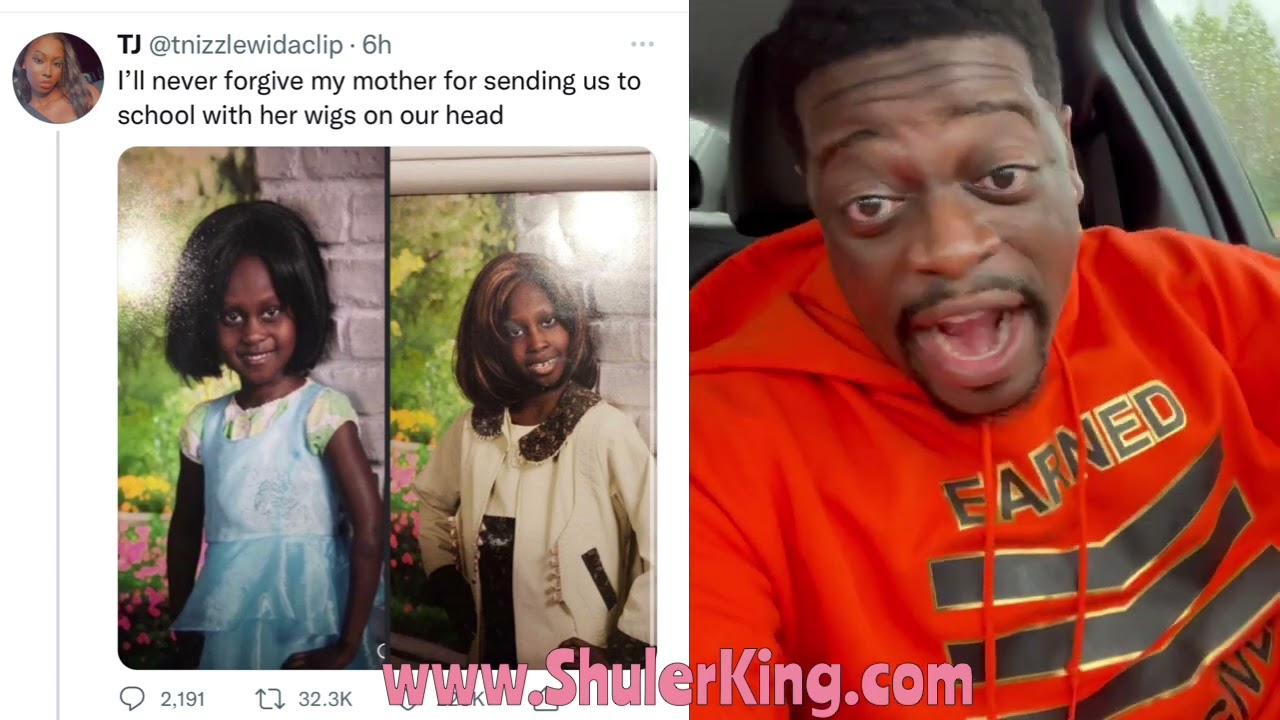 Comedian Shuler King - Wore Mama's Wig For Picture Day