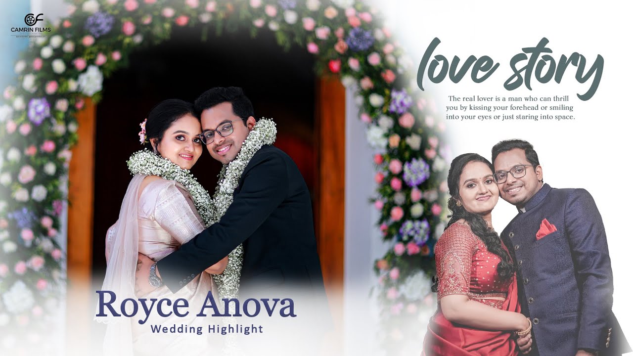Kerala Christian wedding Highlights 2023 | Roys & Annova | Camrin Films Wedding Photography