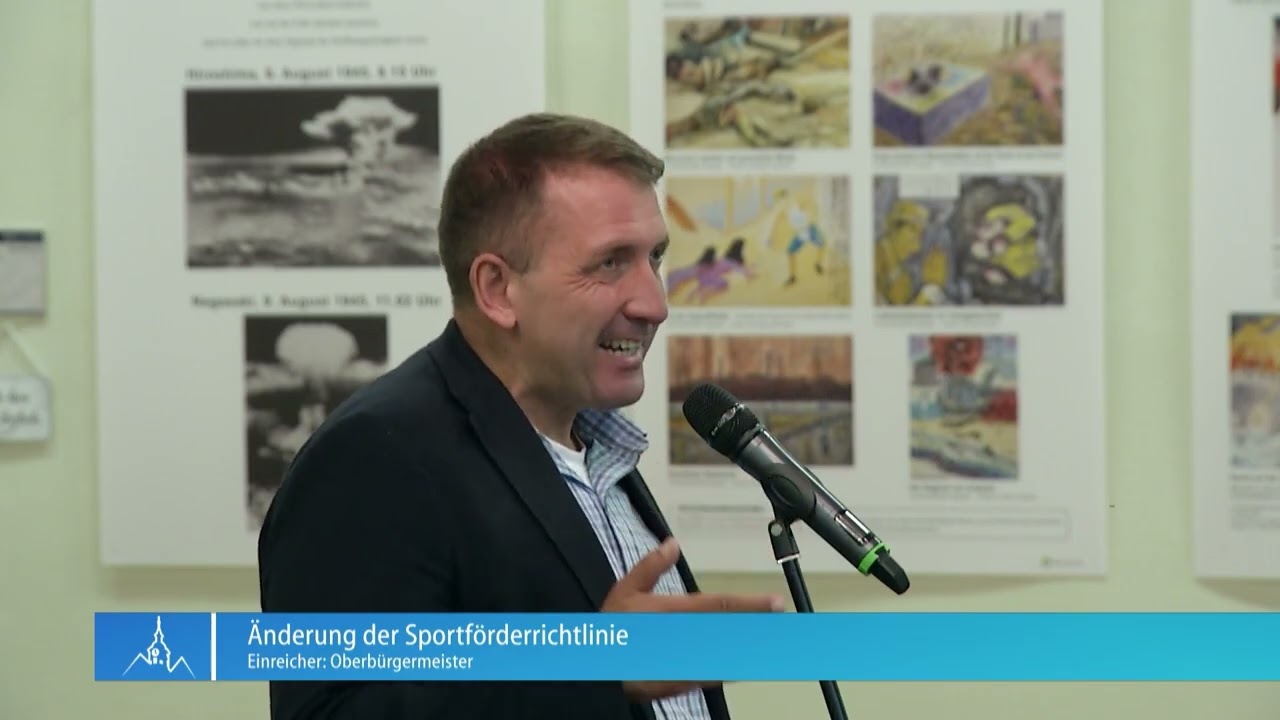 TOP 17 – Beschlussvorlage des Oberbürgermeisters: Änderung der Sportförderrichtlinie