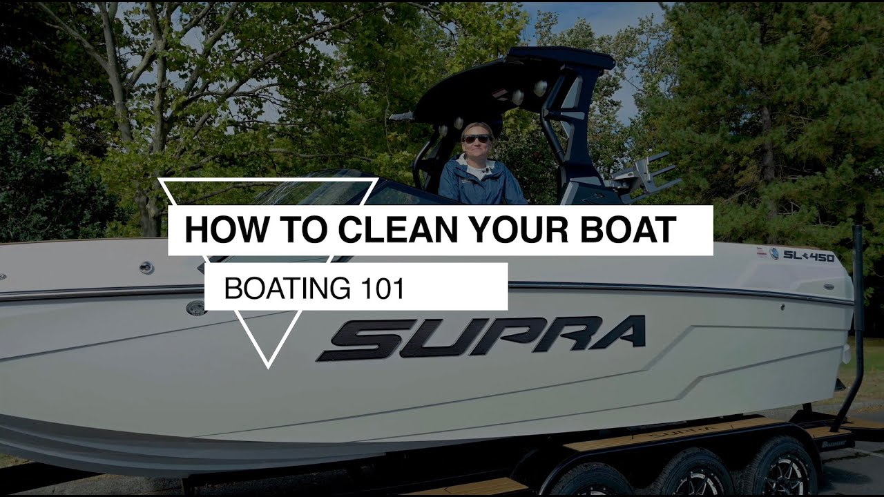 How to Clean Your Boat | Boating 101