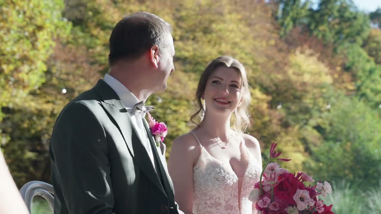 Romantische Hochzeit auf der Villa Sophie (türkis und pink)