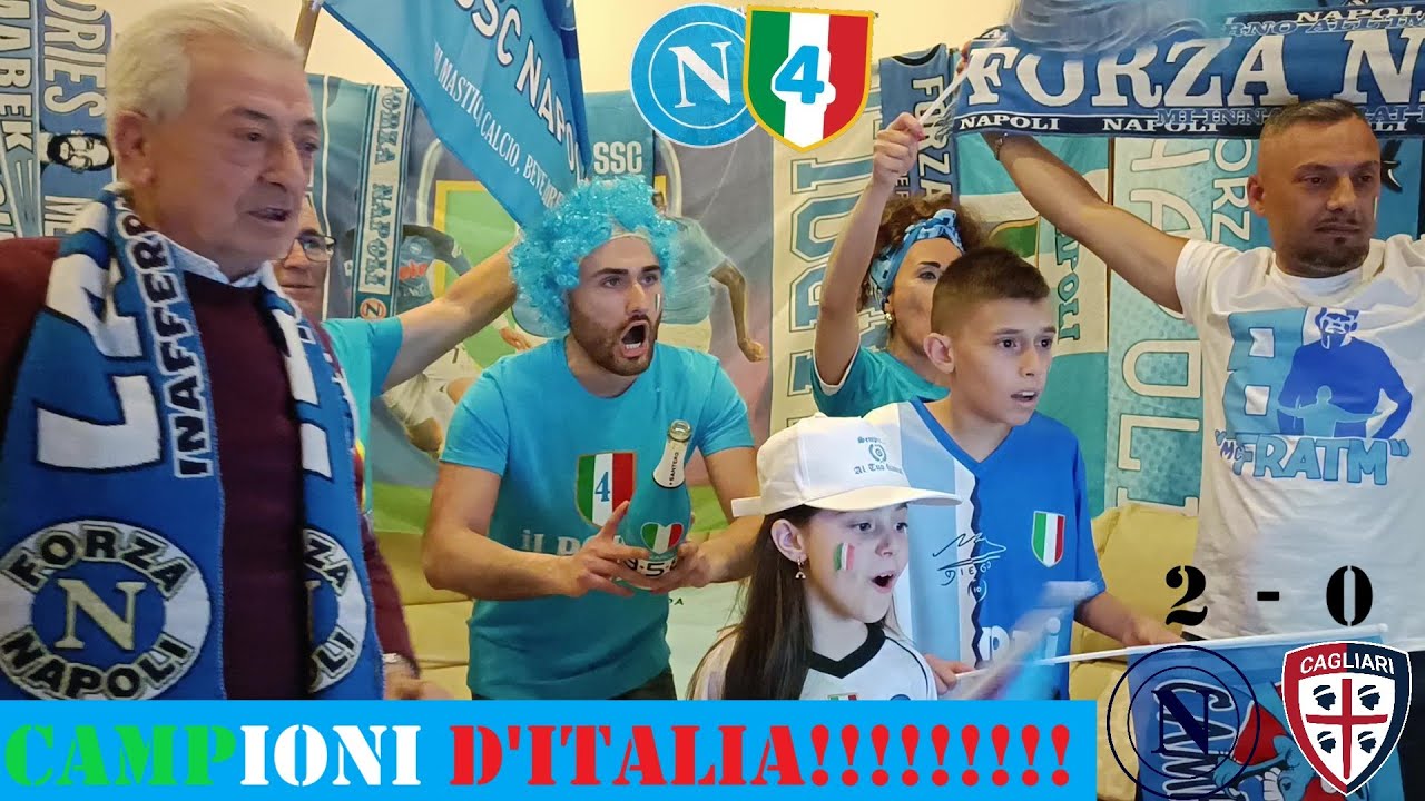 Napoli - Cagliari 2-0 | 23-05-2025 | Campioni d'Italia 2024-25 | AG4IN | Casa Cuomo |