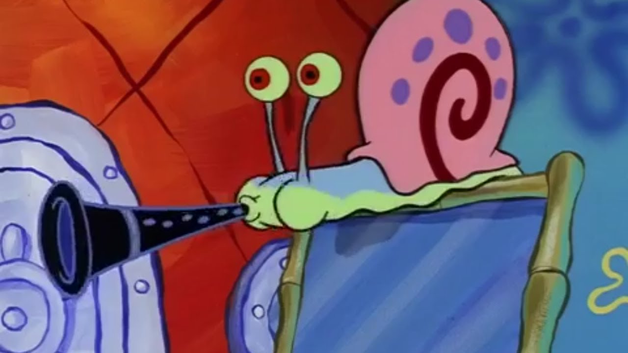 Spongebob Squarepants - Gary Plays The Clarinet