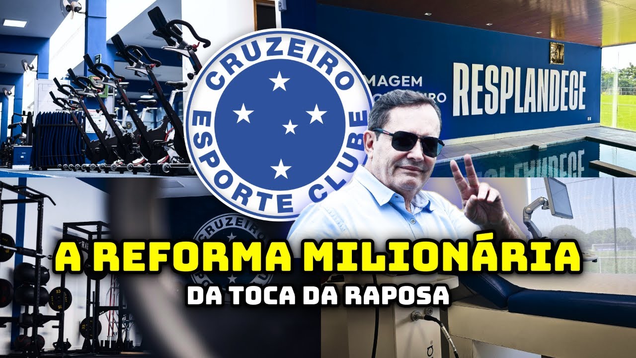 Cruzeiro REVELA Detalhes Da Reforma MILIONÁRIA Que TRANSFORMOU Seu CT, A Toca Da Raposa!