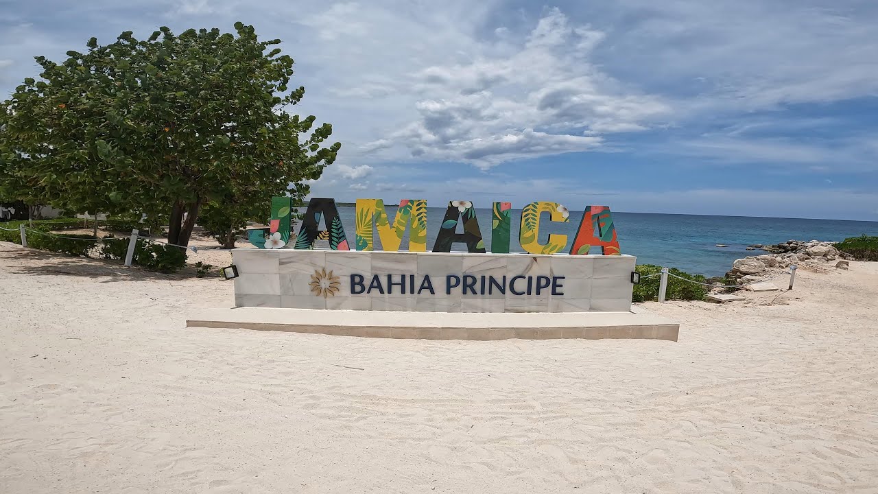 Bahia Principe Luxury, Runaway Bay Jamaica Episode 3   Pool and Full Beach Walk