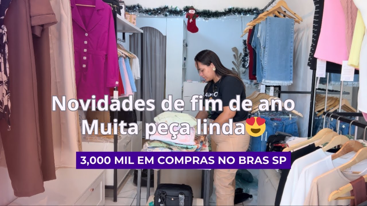 Compras para a loja / Brás sp / 3mil em roupas / parte 01