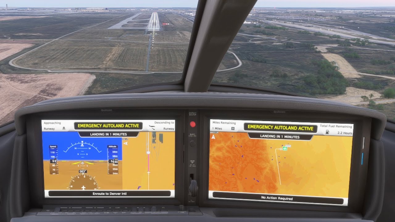 Microsoft Flight Simulator 2024 | Используем функцию аварийной автоматической посадки Vision Jet!