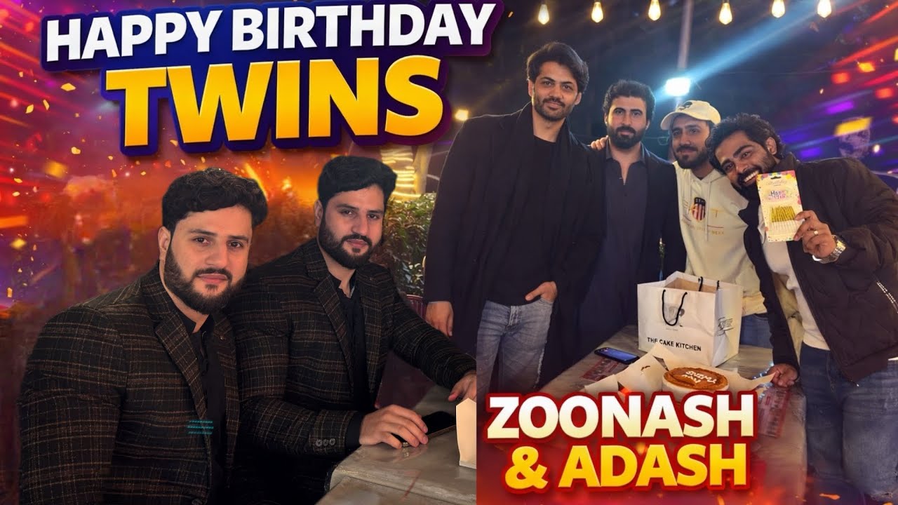 TWINS KI BIRTHDAY 🎁 || MACHOBOYZ || 