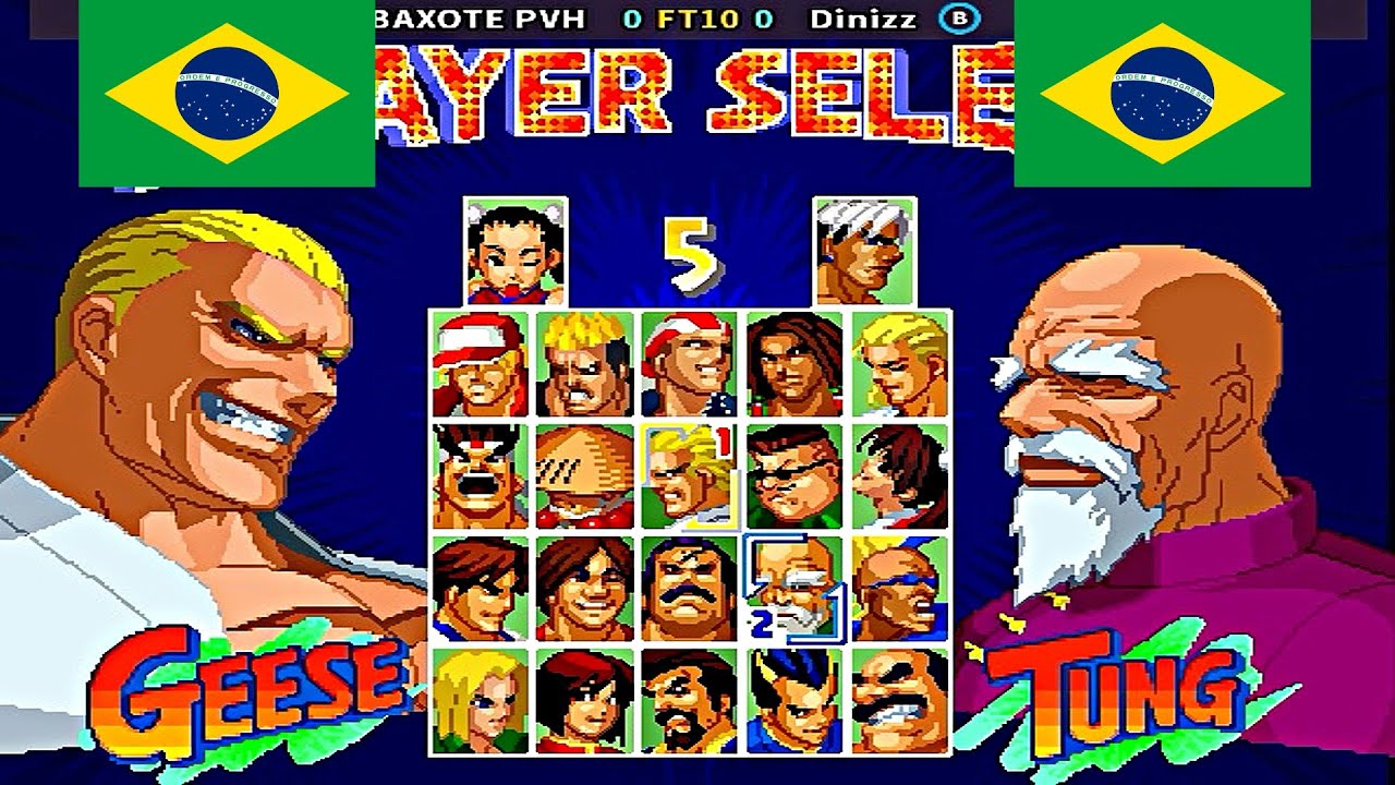 Real Bout Fatal Fury 2 - BAXOTE PVH vs Dinizz FT10