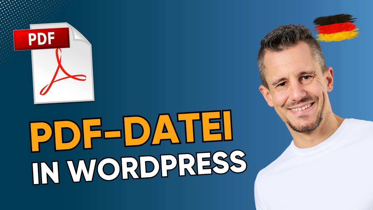 PDF Datei in WordPress einbinden 🇩🇪