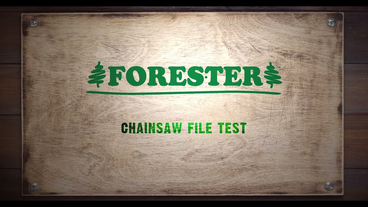 Chainsaw File Test: Forester® vs Other Brands