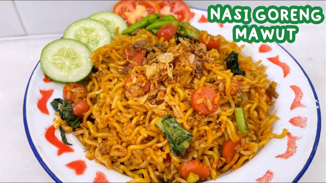 RESEP NASI GORENG MAWUT ALA ABANG KAKI LIMA