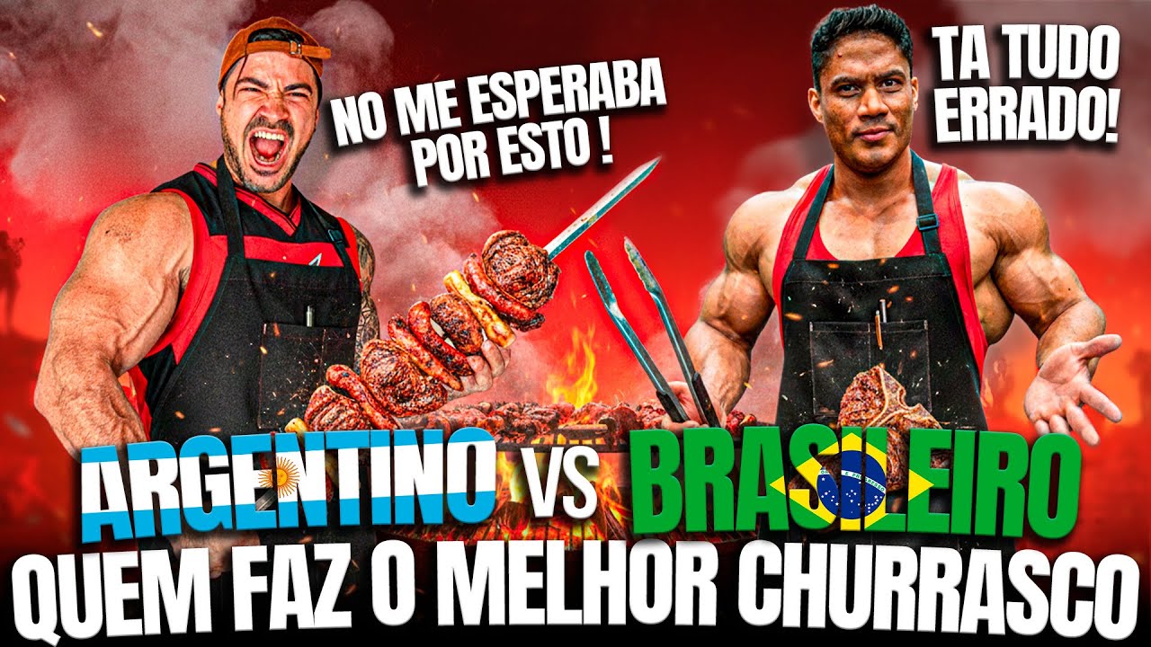O MELHOR CHURRASCO É DO BRASIL 🇧🇷?!  ARGENTINA X BRASIL QUEM VENCE ESSA BATALHA?!😱🔥
