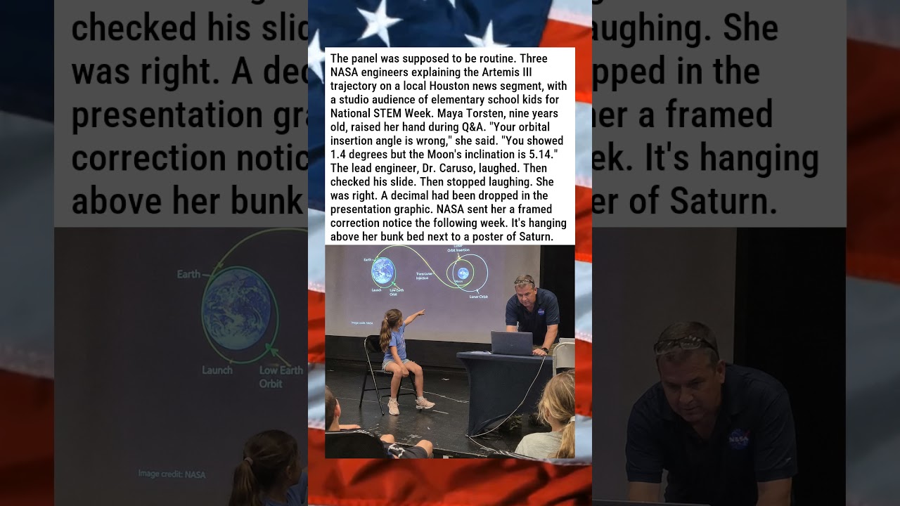 FOURTH-GRADER CORRECTS NASA ENGINEER ON LIVE TV 📐🚀😂