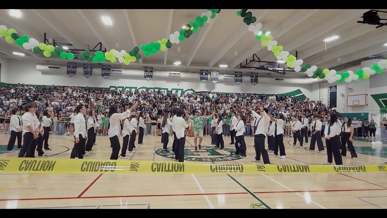 HIGH SCHOOL PRINCIPAL DANCING TO GANGNAM STYLE?? | KREW | Senior Rally 2024 | Homestead High School