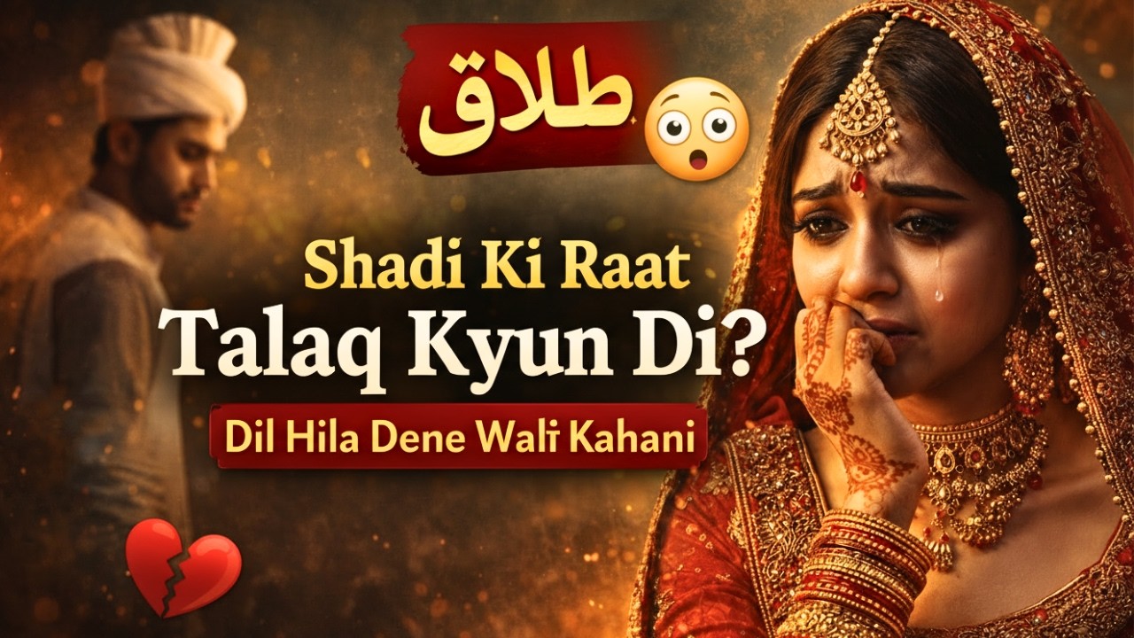 Dulhan Ko Shadi Ki Raat Hi Talaq Kyu Di? | Emotional Story 😳 Dil Hila Dene Wali Kahani